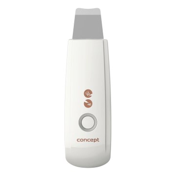Concept PO2030 - Kosmetická ultrazvuková špachtle PERFECT SKIN 2,5W/5V USB 600 mAh bílá