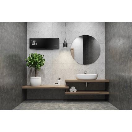 Concept QH4001 - Elektrické topení 1000/2000W IP22 černá + dálkové ovládání