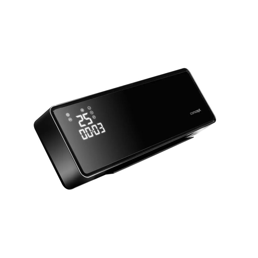 Concept QH4001 - Elektrické topení 1000/2000W IP22 černá + dálkové ovládání