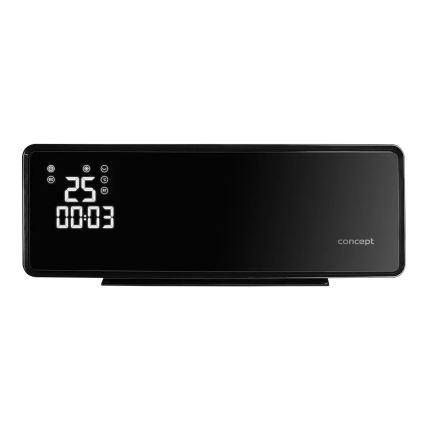 Concept QH4001 - Elektrické topení 1000/2000W IP22 černá + dálkové ovládání