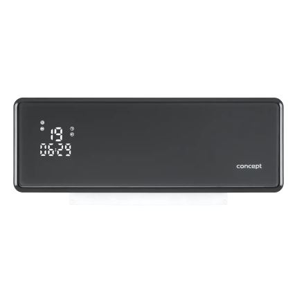 Concept QH4100 - Elektrické topení 1000/2000W Wi-Fi IP22 šedá + dálkové ovládání