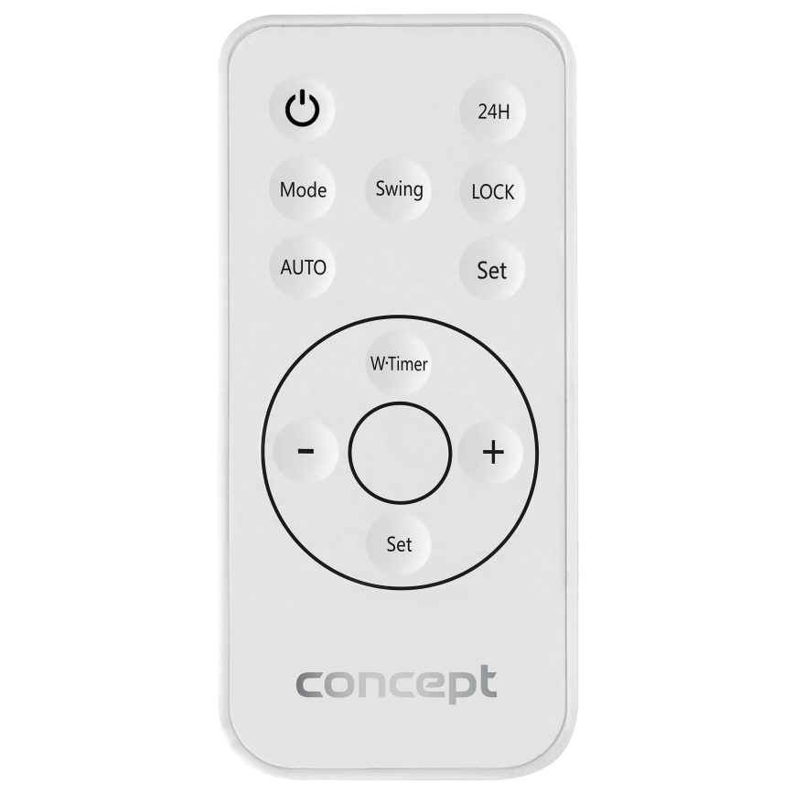 Concept QH4100 - Elektrické topení 1000/2000W Wi-Fi IP22 šedá + dálkové ovládání