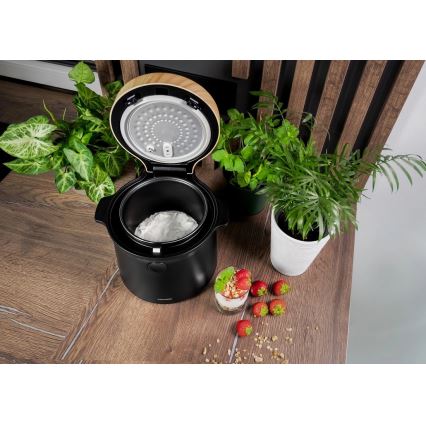 Concept RE4040 - Digitální rýžovar 2v1 450W/230V 2 l černá/dekor dřeva