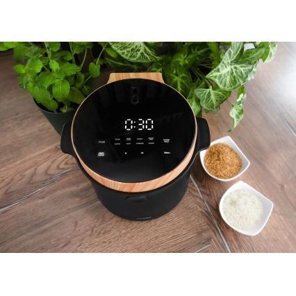Concept RE4040 - Digitální rýžovar 2v1 450W/230V 2 l černá/dekor dřeva
