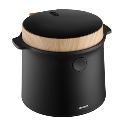 Concept RE4040 - Digitální rýžovar 2v1 450W/230V 2 l černá/dekor dřeva
