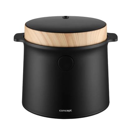Concept RE4040 - Digitální rýžovar 2v1 450W/230V 2 l černá/dekor dřeva