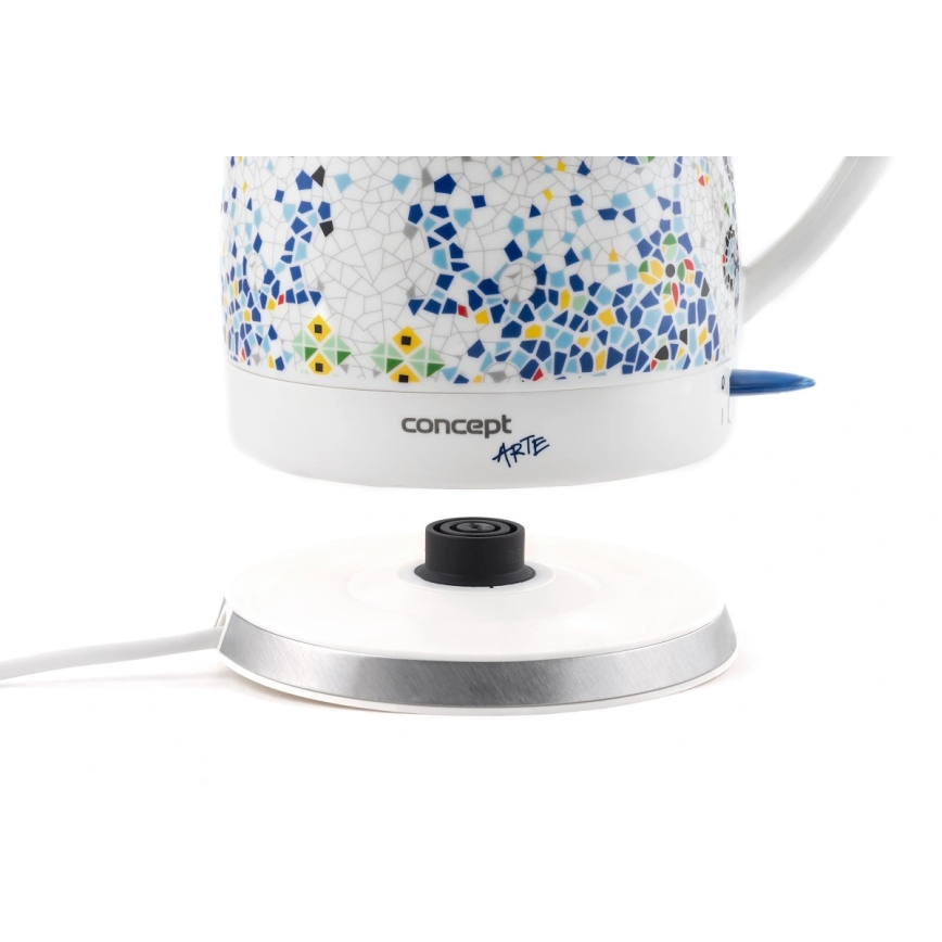 Concept RK0020 - Rychlovarná konvice 1,5 l 1350W/230V pestrobarevná/keramika