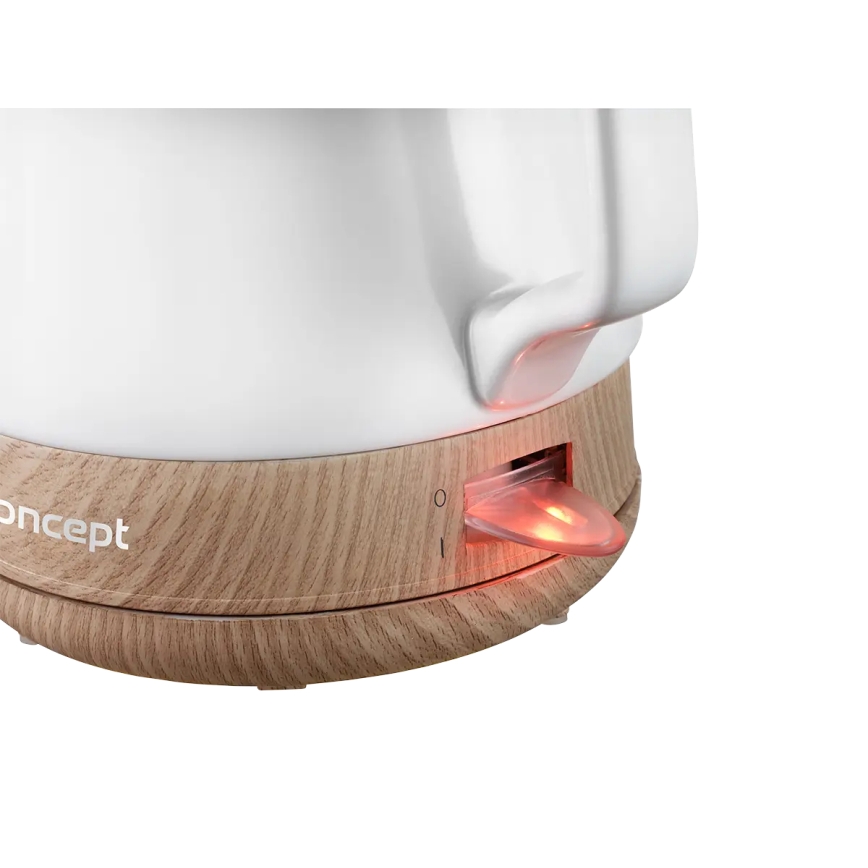Concept RK0060 - Rychlovarná konvice 1 l 1000W/230V bílá/keramika