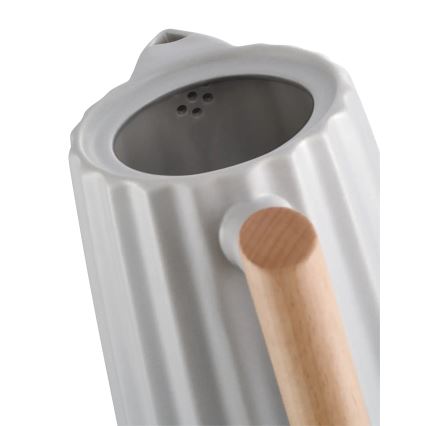 Concept RK0091 - Rychlovarná konvice 1,5 l 1500W/230V světle šedá/dekor dřeva/keramika