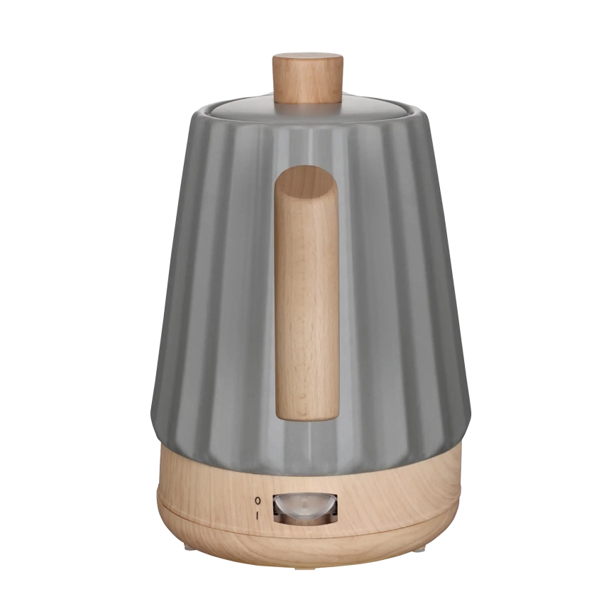 Concept RK0092 - Rychlovarná konvice 1,5 l 1500W/230V tmavě šedá/dekor dřeva/keramika