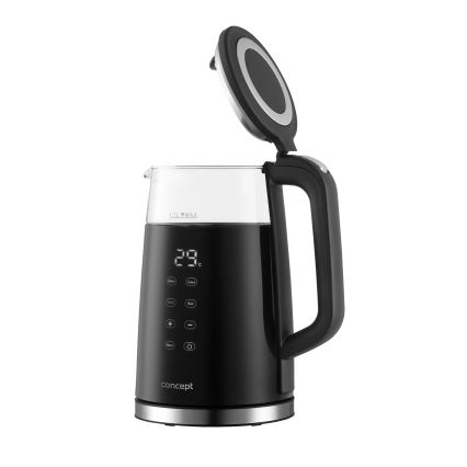 Concept RK4100 - Rychlovarná konvice s termotegulací 1,7 l 2200W/230V černá