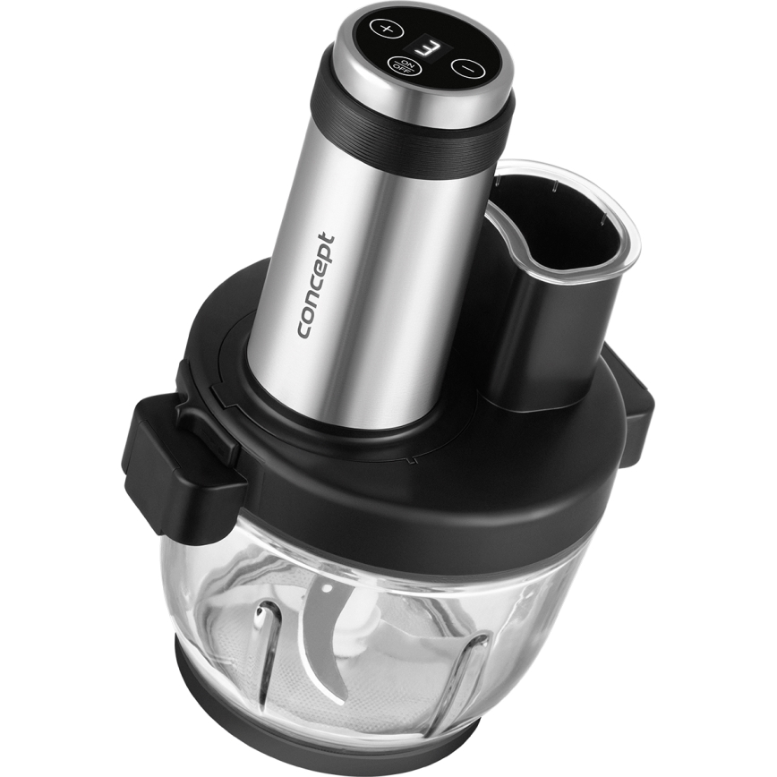 Concept RM3300 - Kuchyňský robot se struhadlem 1000W/230V černá/nerez