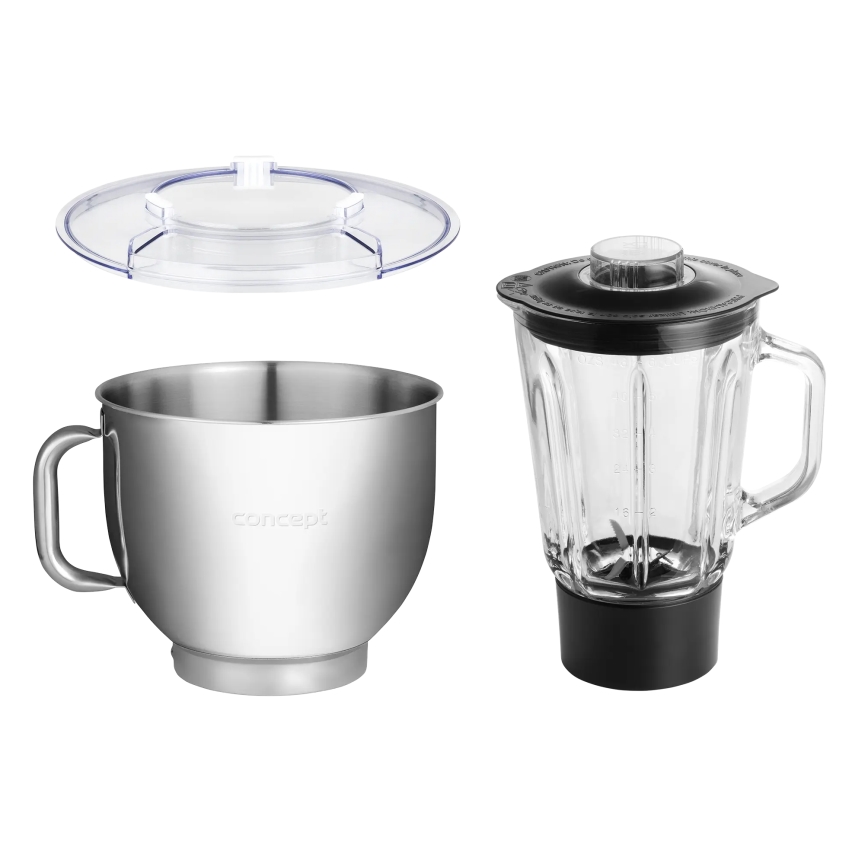 Concept RM6000 - Kuchyňský planetární robot  DOUGH EXPERT 1900W/230V antracit/nerez