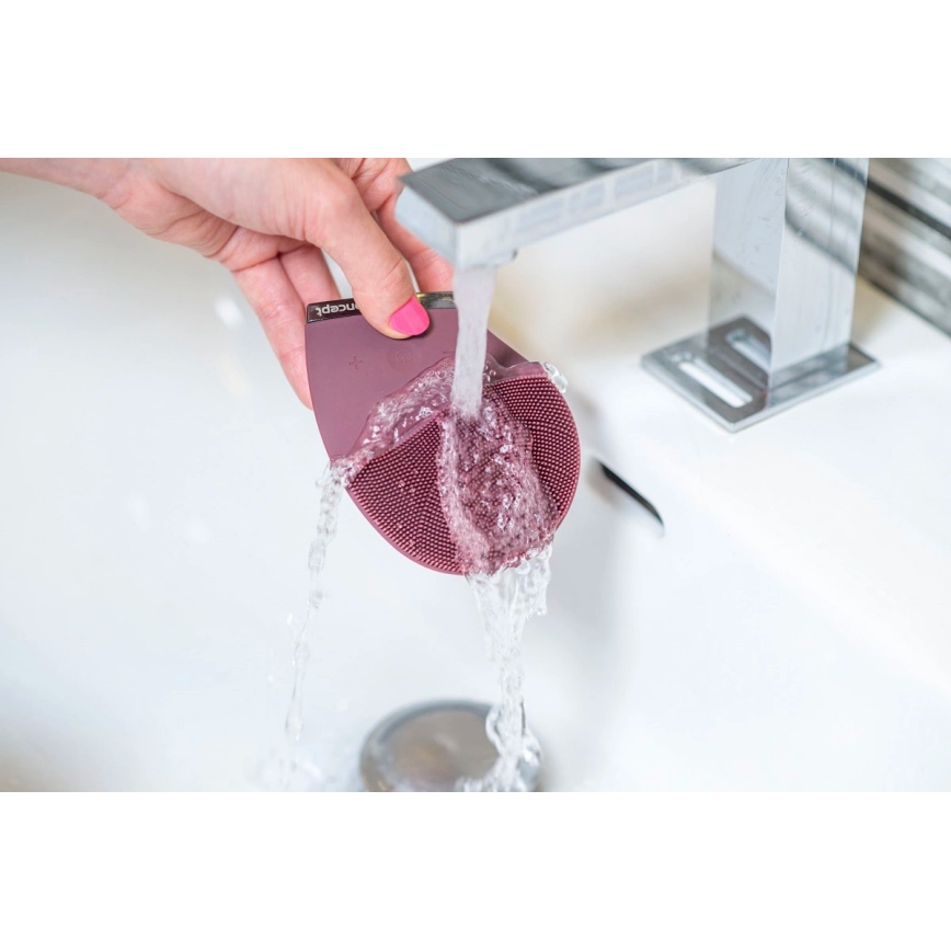 Concept SK9101 - Čisticí kartáček na pleť SONIVIBE 2W/5V 250 mAh IPX7 červená