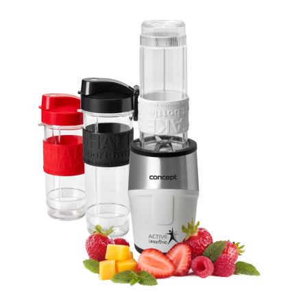 Concept SM3380 - Smoothie mixér s příslušenstvím ACTIVE SMOOTHIE 500W/230V bílá