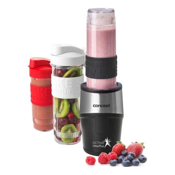 Concept SM3385 - Smoothie mixér s příslušenstvím ACTIVE SMOOTHIE 500W/230V černá