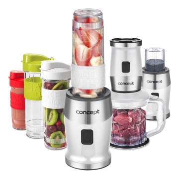 Concept SM3391 - Smoothie mixér s příslušenstvím 700W/230V bílá