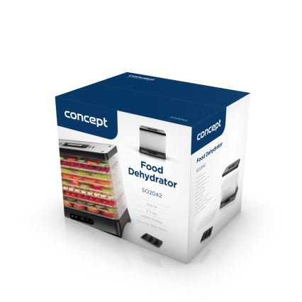 Concept SO2042 - Sušička potravin 500W/230V černá + silikonová forma