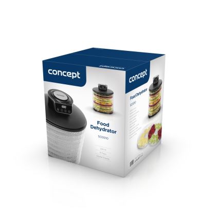 Concept SO3010 - Sušička potravin 245W/230V černá