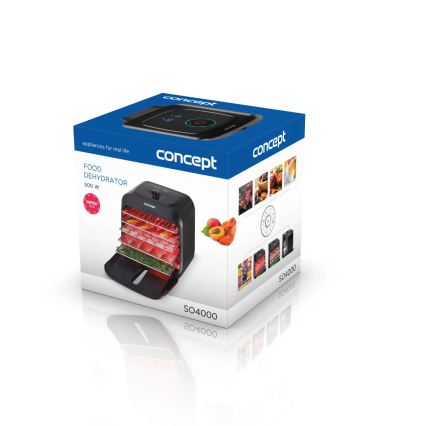 Concept SO4000 - Sušička potravin 500W/230V černá