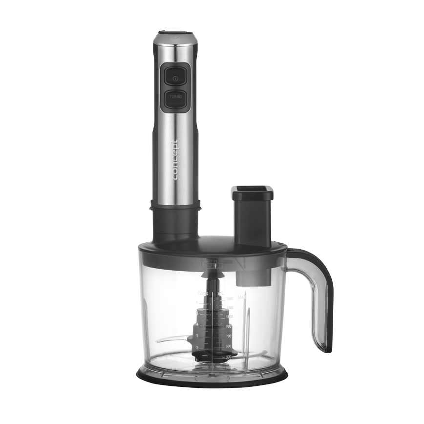 Concept TM5500 - Tyčový mixér s příslušenstvím 1500W/230V černá/nerez
