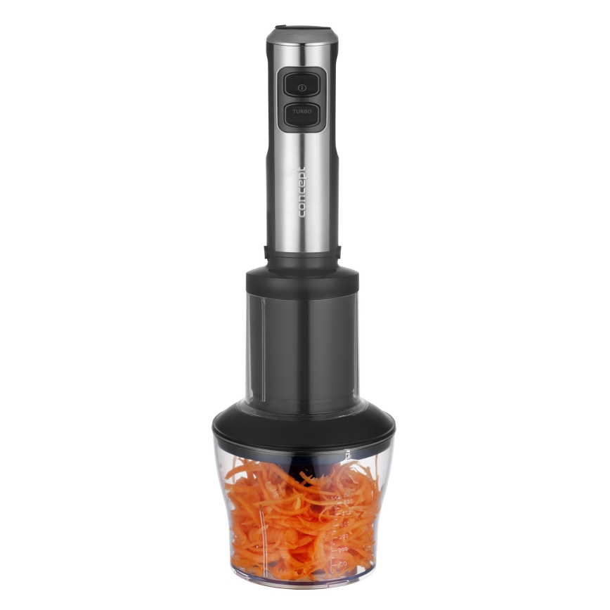 Concept TM5510 - Tyčový mixér s příslušenstvím 1500W/230V černá/nerez
