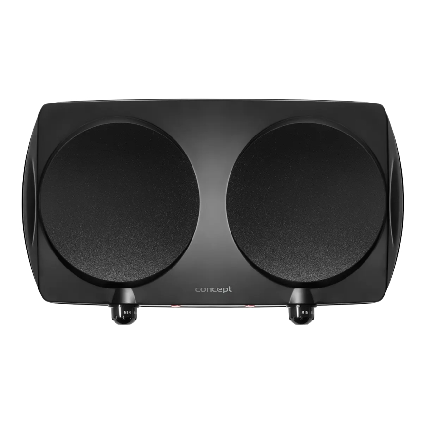 Concept VE3060 - Dvouplotýnkový vařič 2500W/230V černá