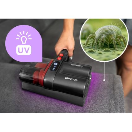 Concept VP2000 - Ruční antibakteriální vysavač s UV-C lampou LUMISTAR 120W/11,1V