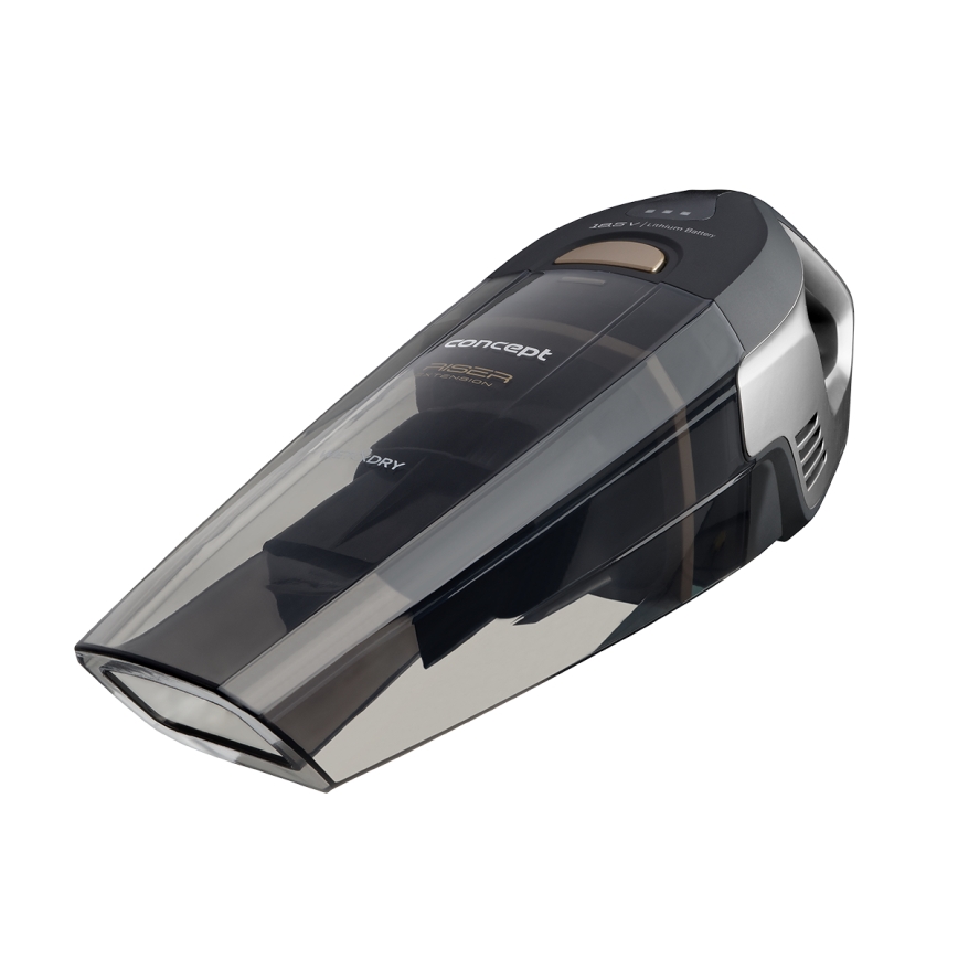 Concept VP4353 - Ruční vysavač WET & DRY RISER EXTENSION 110W/18,5V 2200 mAh černá
