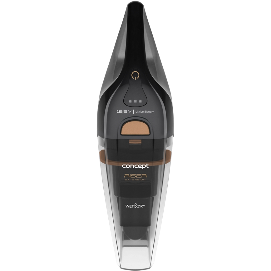 Concept VP4353 - Ruční vysavač WET & DRY RISER EXTENSION 110W/18,5V 2200 mAh černá