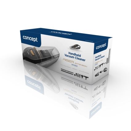 Concept VP4353 - Ruční vysavač WET & DRY RISER EXTENSION 110W/18,5V 2200 mAh černá