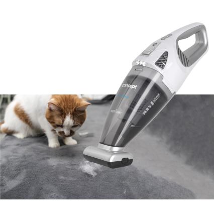 Concept VP4370 - Ruční vysavač WET & DRY PERFECT CLEAN 90W/14,8V 2200 mAh bílá