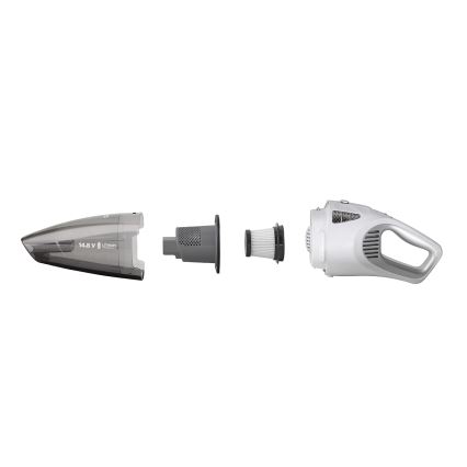 Concept VP4370 - Ruční vysavač WET & DRY PERFECT CLEAN 90W/14,8V 2200 mAh bílá