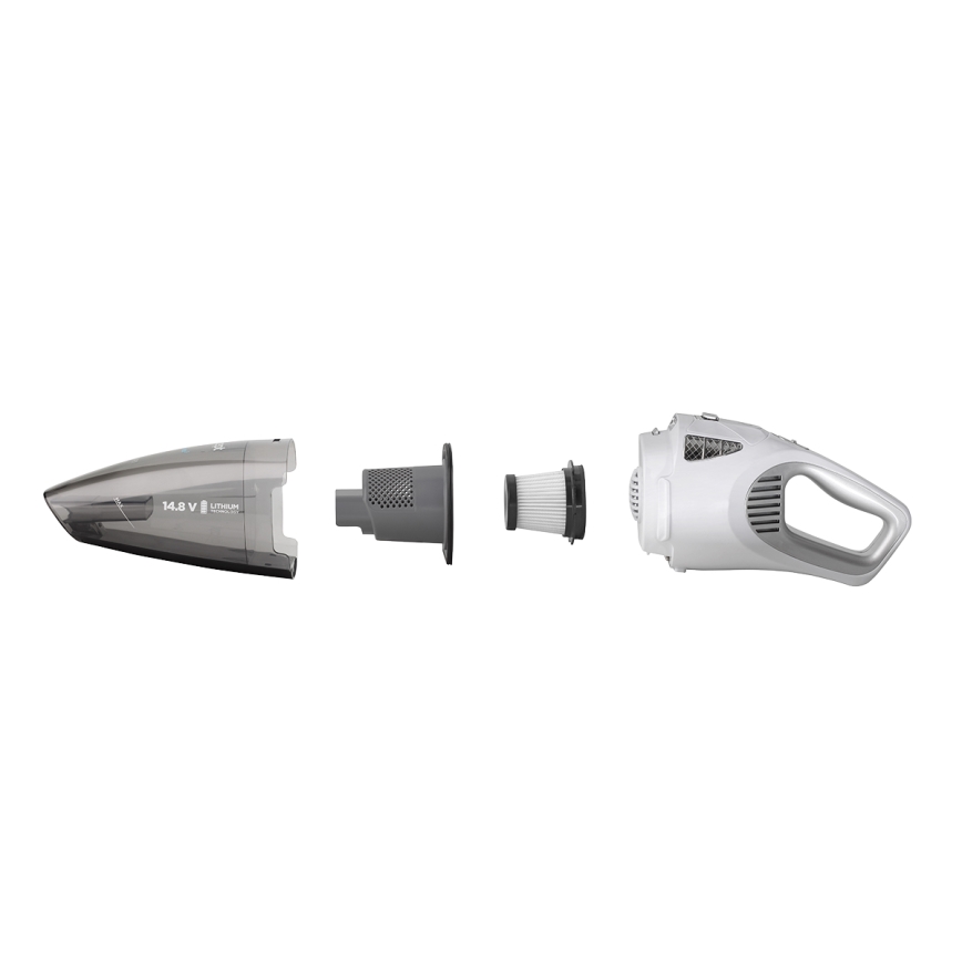 Concept VP4370 - Ruční vysavač WET & DRY PERFECT CLEAN 90W/14,8V 2200 mAh bílá