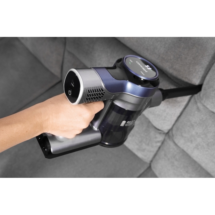 Concept VP6040 - Tyčový ruční vysavač 2v1 ICONIC ANIMAL TELESCOPE 200W/22,2V 2200 mAh modrá