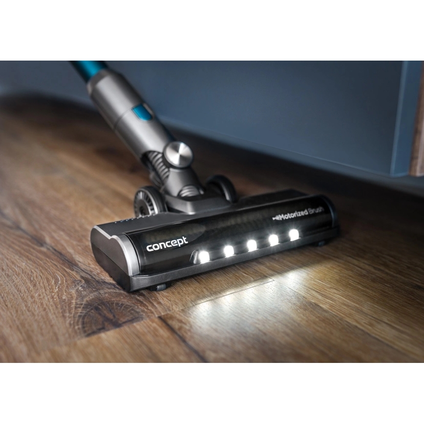 Concept VP6045 - Tyčový ruční vysavač 2v1 ICONIC SUCTION PRO 450W/29,6V 2500 mAh modrá