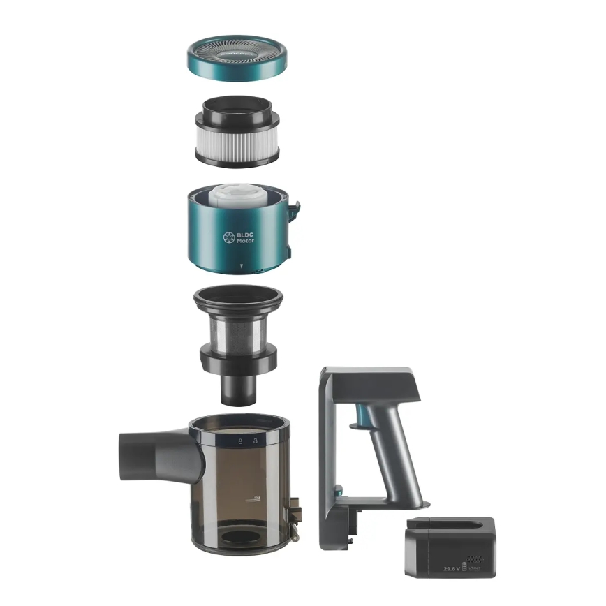 Concept VP6045 - Tyčový ruční vysavač 2v1 ICONIC SUCTION PRO 450W/29,6V 2500 mAh modrá