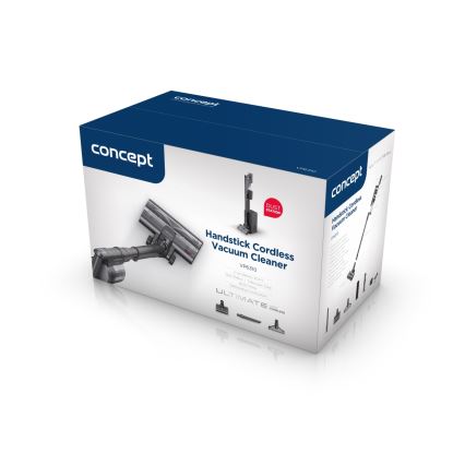 Concept VP6310 - Tyčový vysavač 3v1 ULTIMATE COMPLETE LIGHT 420W/25,9V 2200 mAh černá