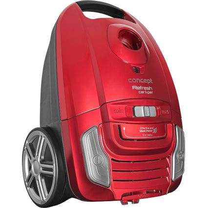 Concept VP8224 - Sáčkový vysavač REFRESH CAR&PET 3,5 l 700W/230V červená