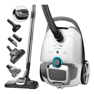 Concept VP8291 - Sáčkový vysavač PERFECT CLEAN PET EXPERT 700W/230V bílá