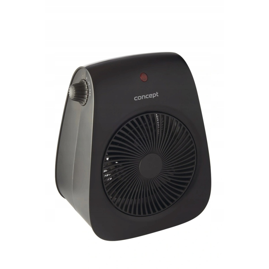Concept vt7041 - Ventilátor s topným tělesem 1000/2000W/230V černá