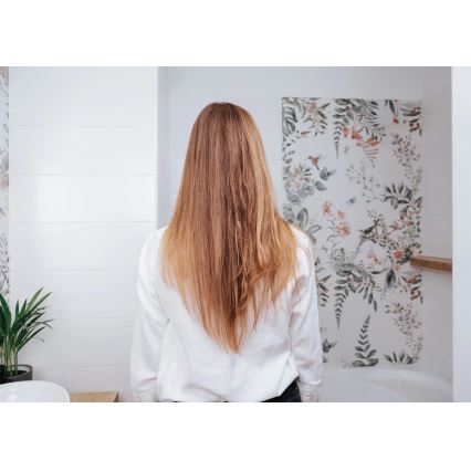 Concept VZ2110 - Žehlička na vlasy GLAM STYLE 48W/230V bílá/rose gold