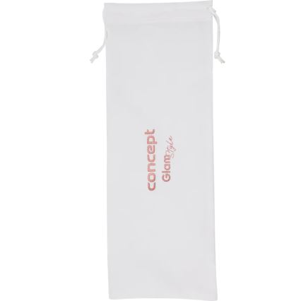 Concept VZ2110 - Žehlička na vlasy GLAM STYLE 48W/230V bílá/rose gold