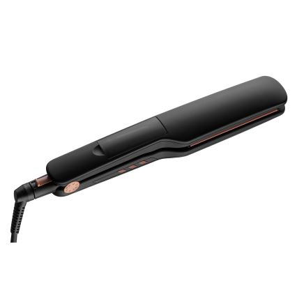 Concept VZ6010 - Parní žehlička na vlasy s LED displejem ELITE STEAM BOOST 54W/230V černá