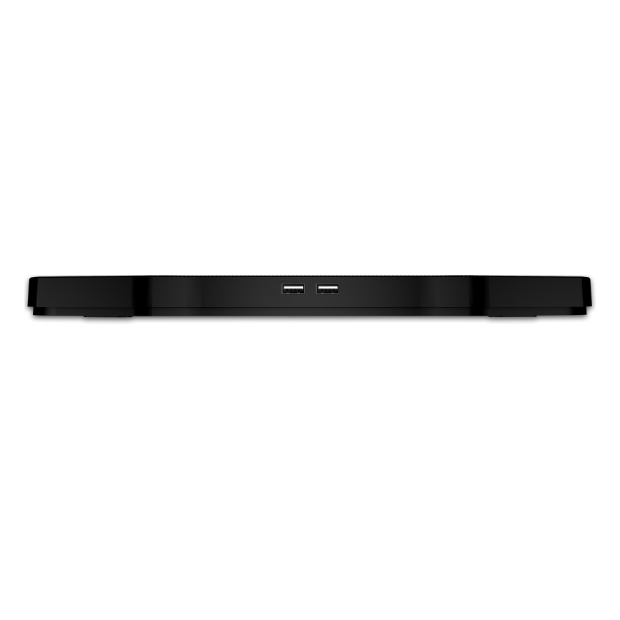 CONNECT IT CCP-2200-BK - Chladící podložka pro notebook 4x ventilátor 2xUSB černá//modrá