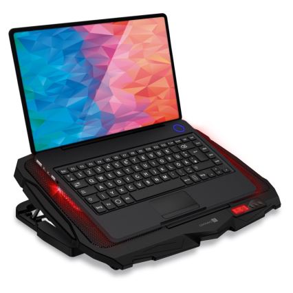 CONNECT IT CCP-2200-RD - Chladící podložka pro notebook 4x ventilátor 2xUSB černá/červená