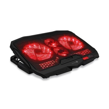 CONNECT IT CCP-2200-RD - Chladící podložka pro notebook 4x ventilátor 2xUSB černá/červená