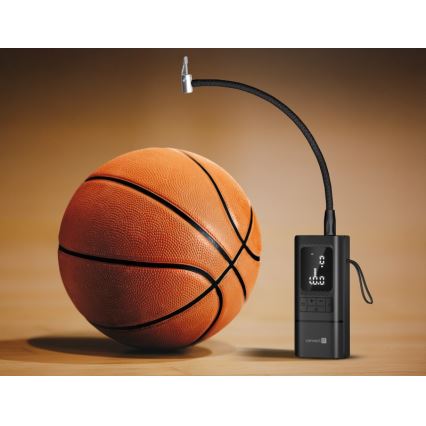 CONNECT IT CFF-4500-BK - Digitální kapesní kompresor AirFlow 80W/6000 mAh černá