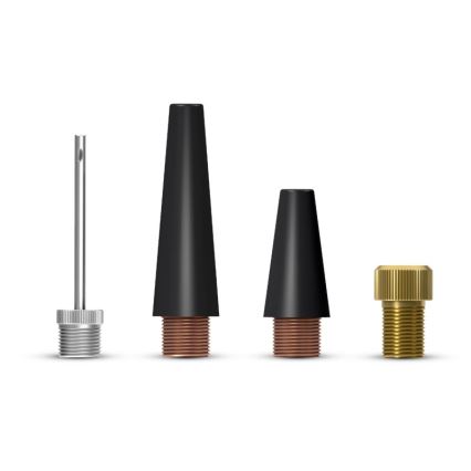 CONNECT IT CFF-4500-BK - Digitální kapesní kompresor AirFlow 80W/6000 mAh černá