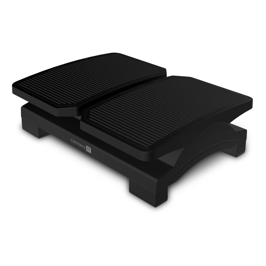 CONNECT IT CFH-4100-BK - Polohovatelná podložka pod nohy černá